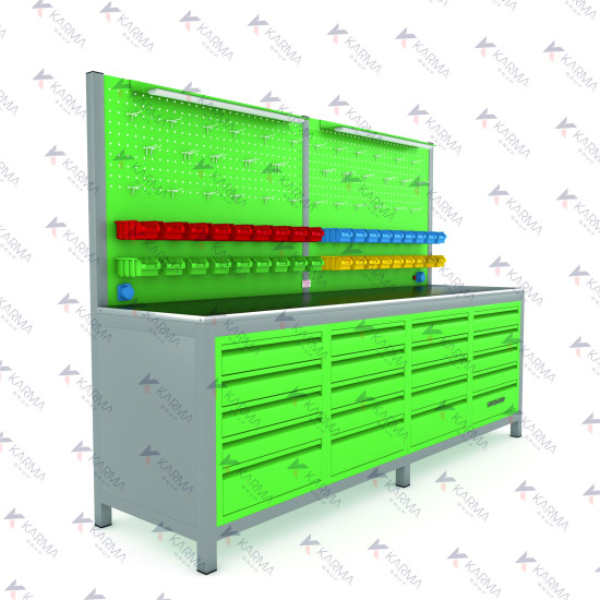 KARMA 2.5MT 20 ÇEKMECELİ ÇALIŞMA TEZGAHI