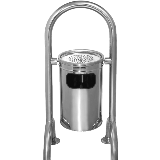 KR 230 4 AYAKLI PASLANMAZ ÇÖP KOVASI