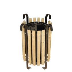 KR 233 AHŞAP KAPLI BAHÇE ÇÖP KOVASI