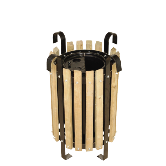 KR 233 AHŞAP KAPLI BAHÇE ÇÖP KOVASI