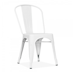 Beyaz Tolix Sandalye