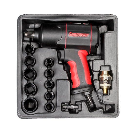 Sappower IW-3C6K Havalı Somun Sökme/Sıkma Seti 1/2'' Sappower IW-3C6K Havalı Somun Sökme/Sıkma Seti 1/2''