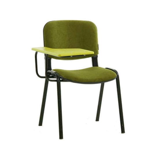 Yeşil Kumaşlı Yazı Tahtalı Konferans Sandalyesi