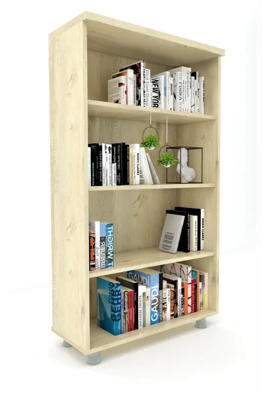 KAPAKLI KİTAPLIK DOSYA DOLABI MEŞE - 80X38X153
