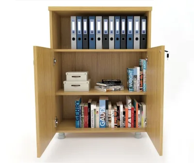 Kapaklı ki̇Taplık Dosya Dolabı Teak - 80x38x117