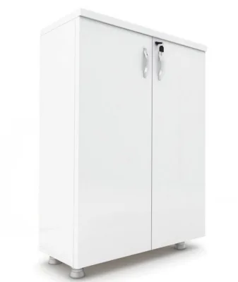 Kapaklı ki̇Taplık Dosya Dolabı Beyaz - 80x38x117