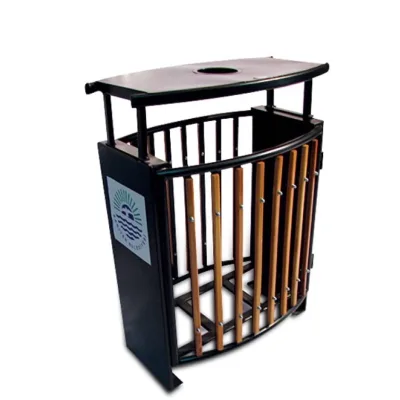 KR 108 Oval Ağaçlı Bahçe ÇÖP Kovası
